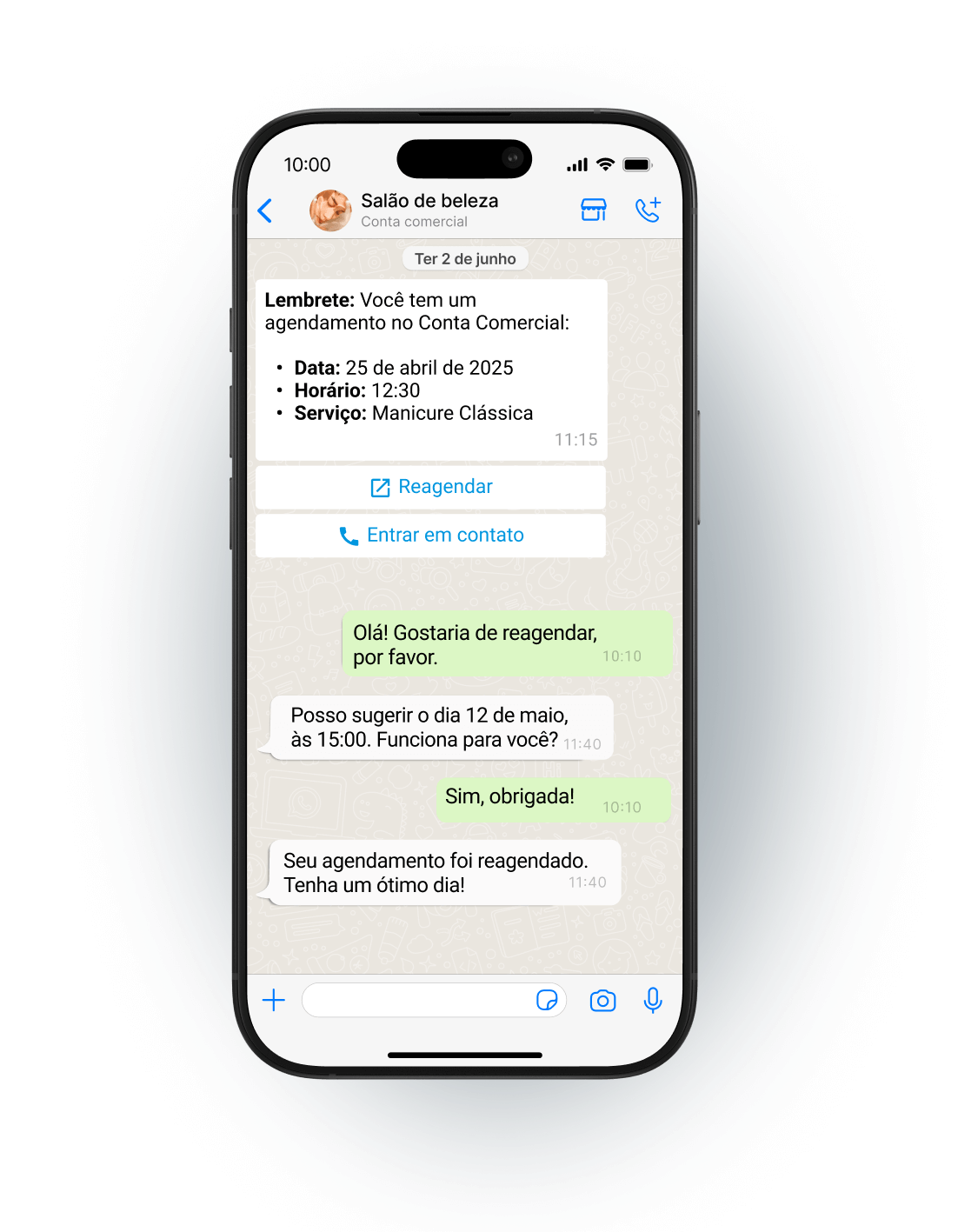 Automação de processos no salão de beleza