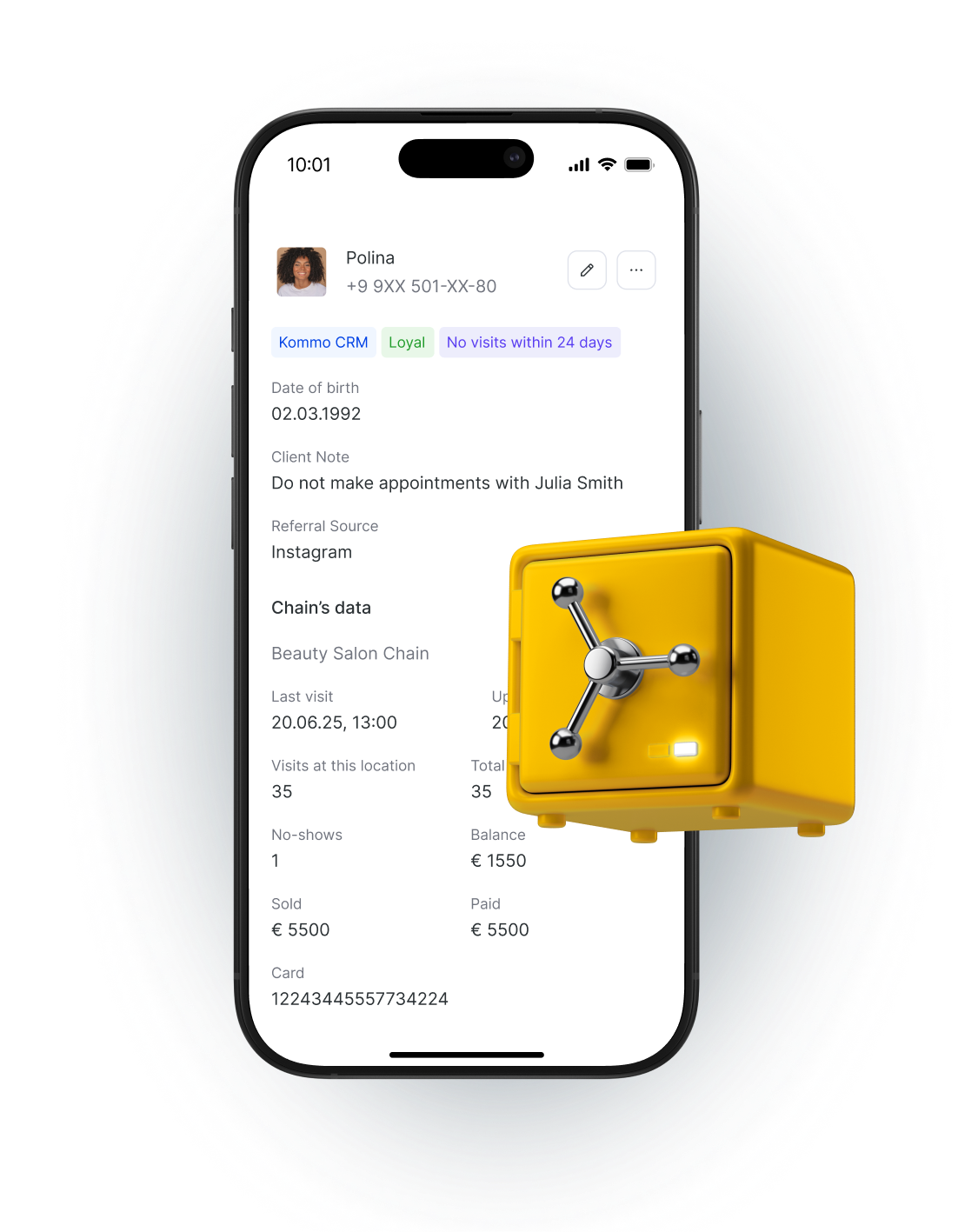 Client database in Altegio CRM